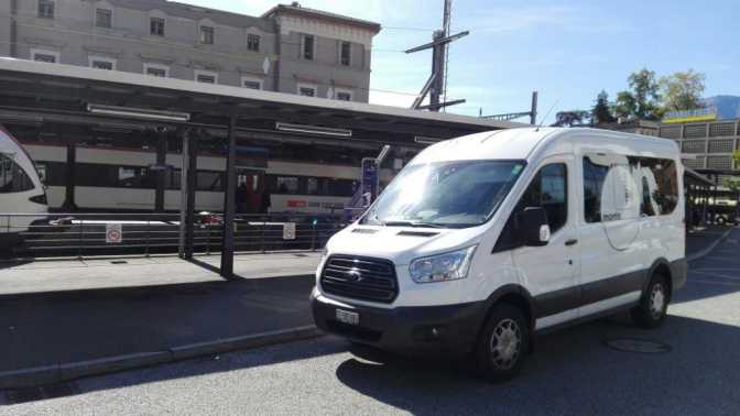 photo of shuttle bus