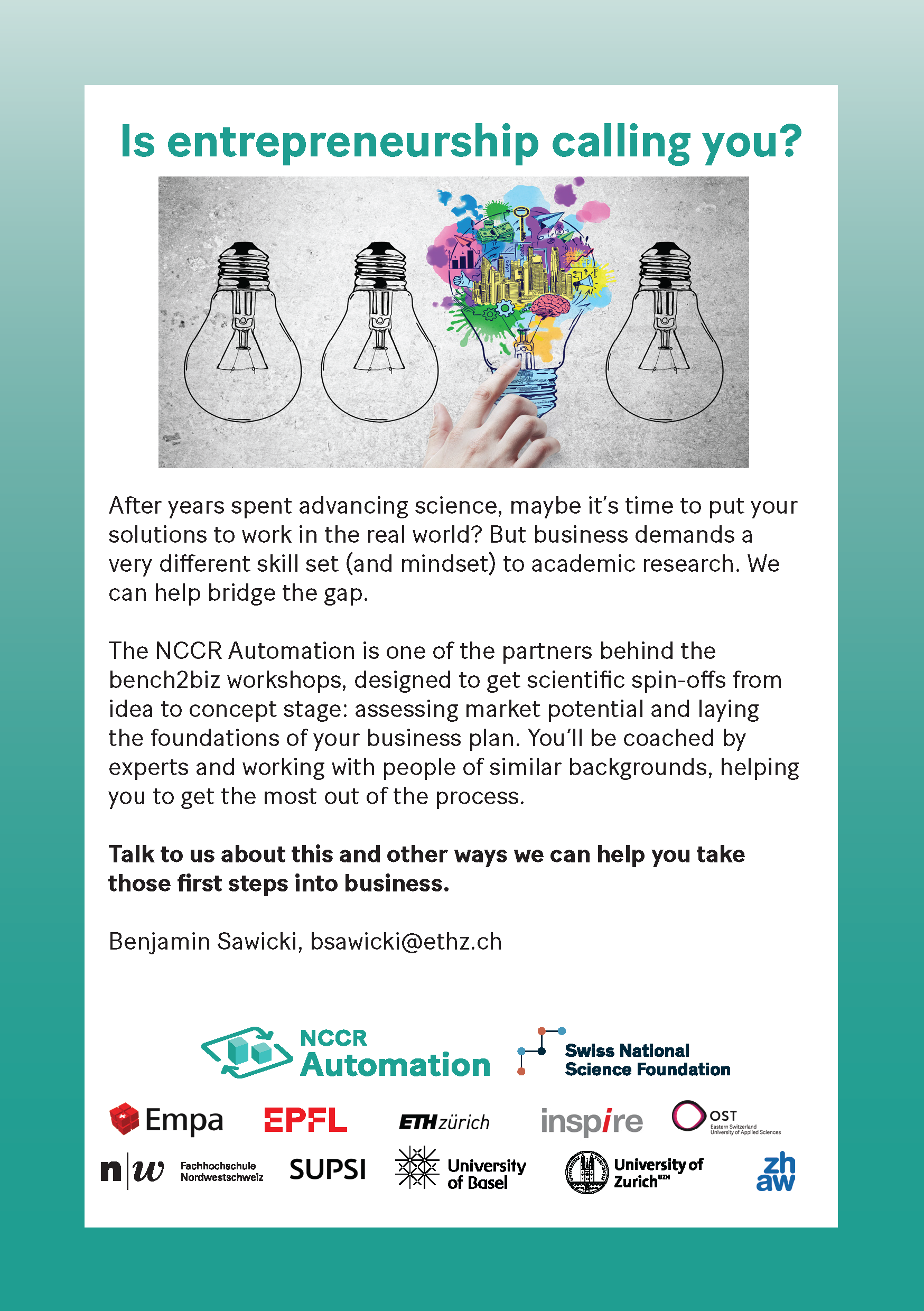 entrepreneurship flyer