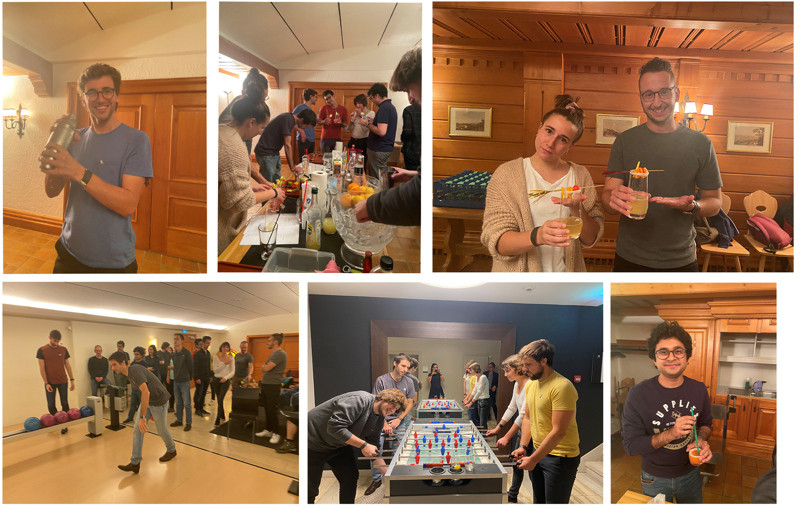 Evening mingling activities