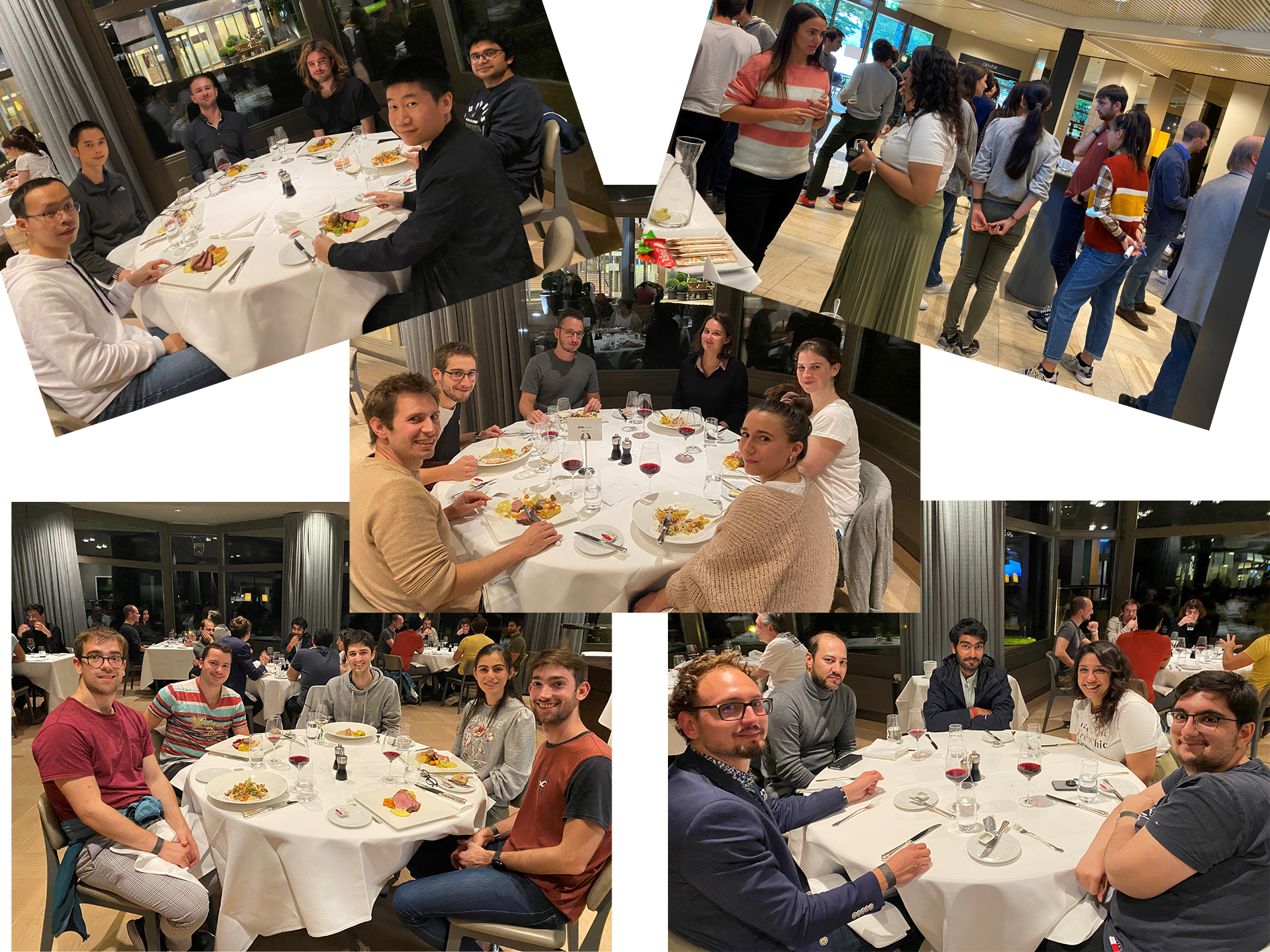 Meal and coffee breaks