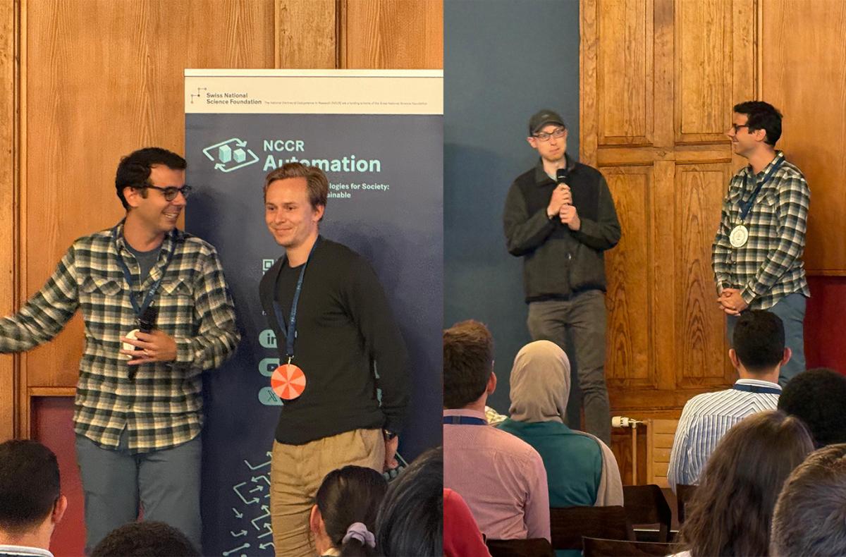 Jared and Jonas pick up their awards