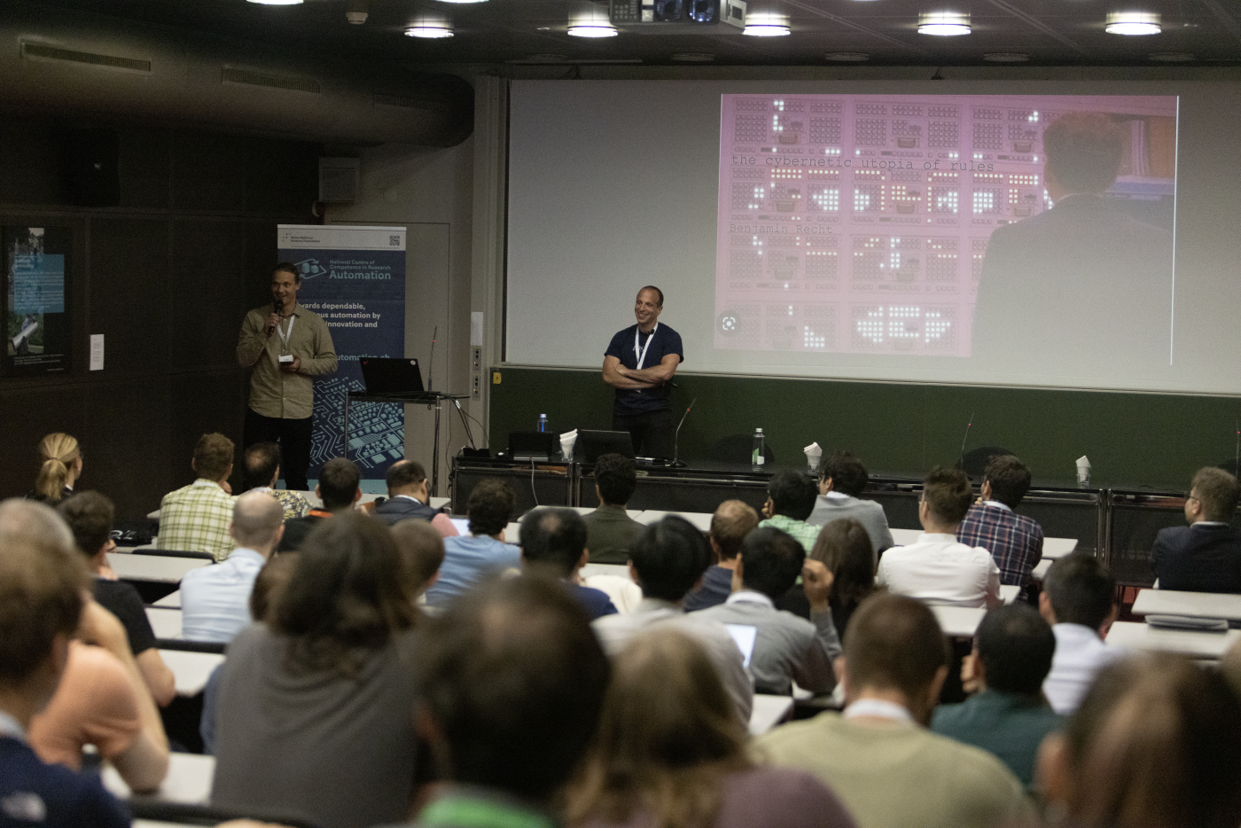 Ben Recht is introduced at CyDiSy