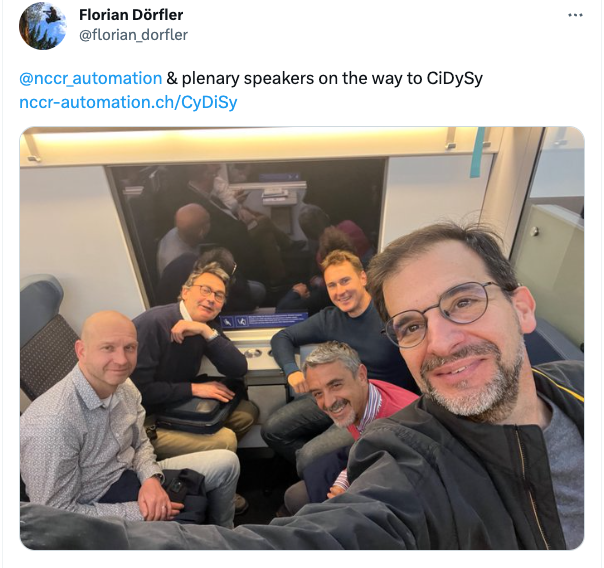 Tweet from Florian Dörfler