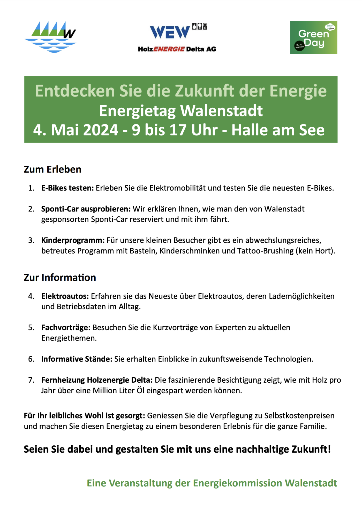 Energietag flyer