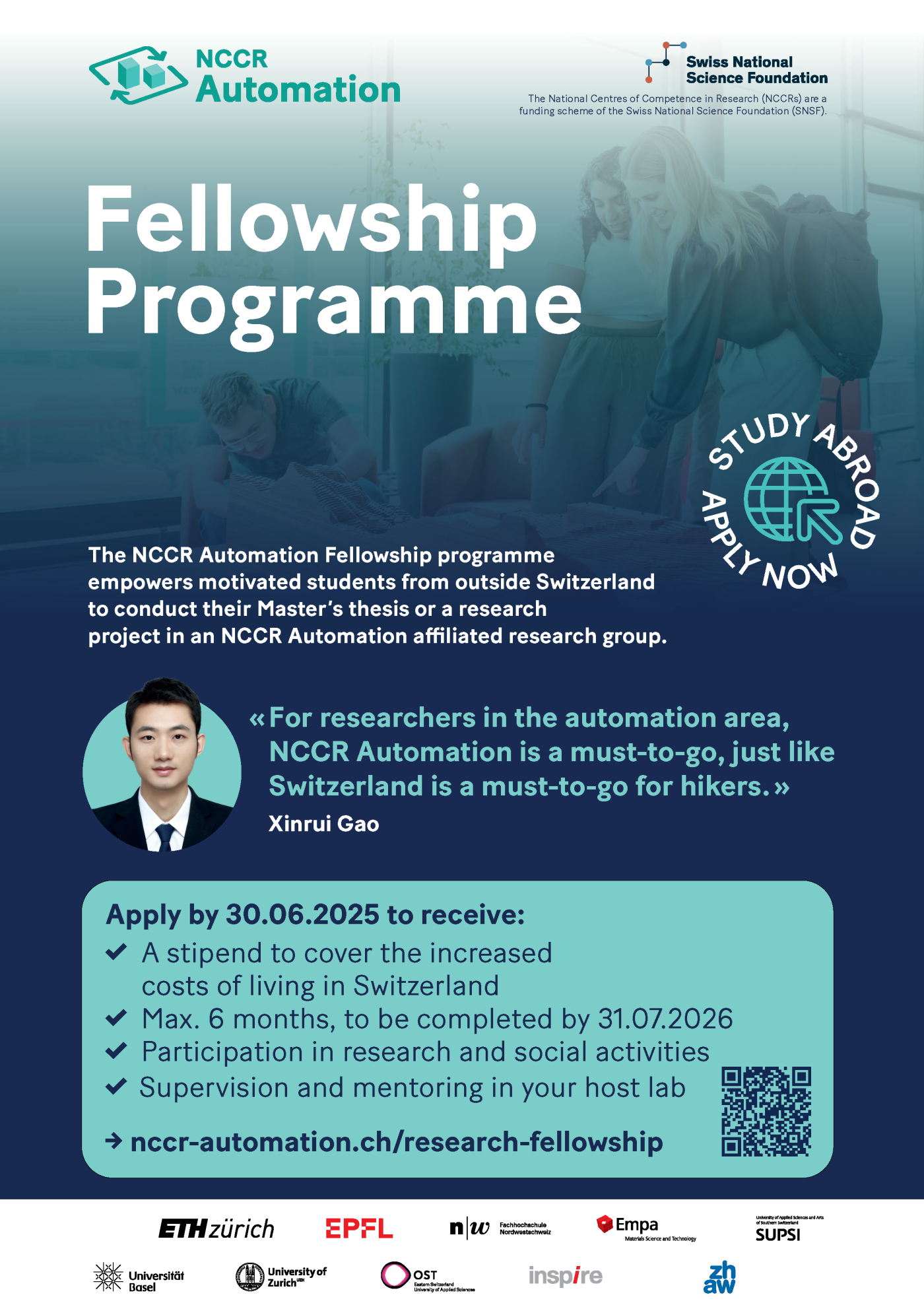 Flyer for fellowship programme