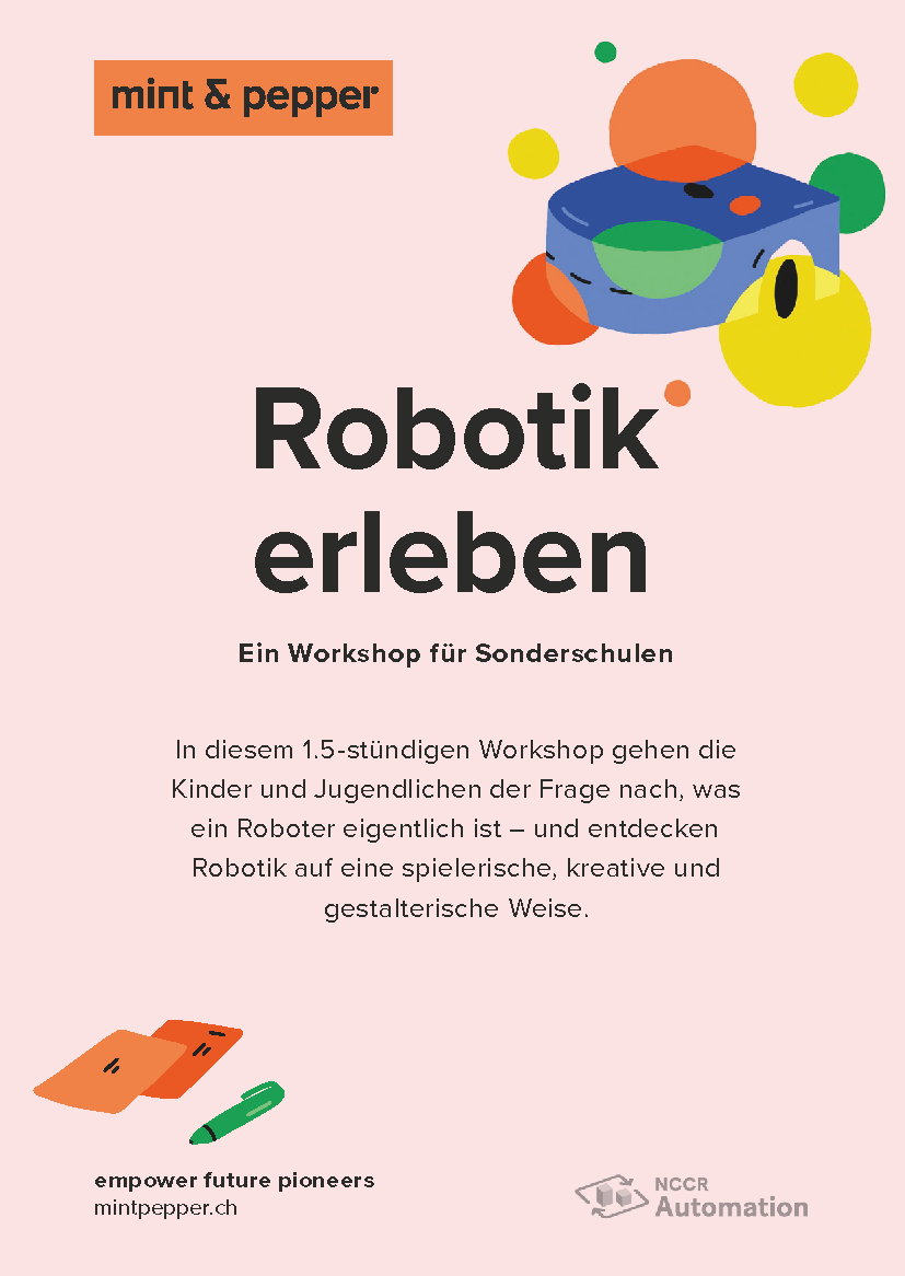 Flyer showing short description (also in text)