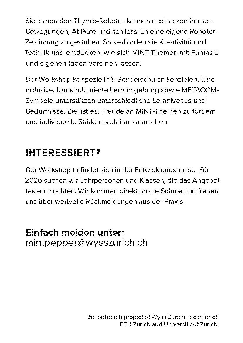 Page 2 of flyer (information also in the text)